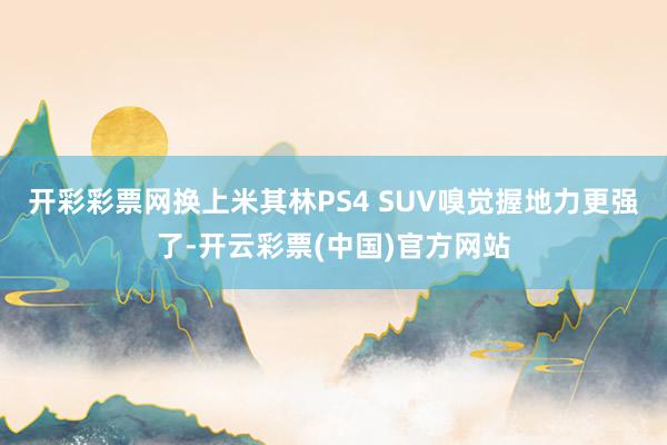 开彩彩票网换上米其林PS4 SUV嗅觉握地力更强了-开云彩票(中国)官方网站